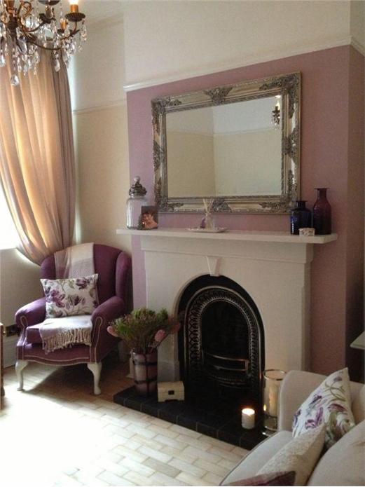 Краска Farrow & Ball цвет Cinder Rose 246 Full Gloss 0,75 л фото в интерьере Краска Farrow & Ball цвет Cinder Rose 246 Full Gloss 0,75 л фото в интерьере