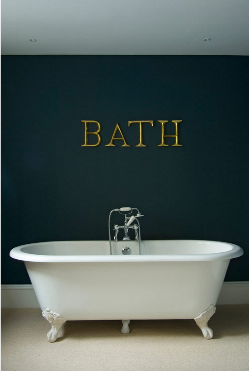 Краска Farrow & Ball цвет Hague Blue 30 Full Gloss 0,75 л фото в интерьере Краска Farrow & Ball цвет Hague Blue 30 Full Gloss 0,75 л фото в интерьере