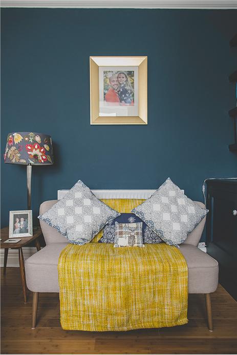 Краска Farrow & Ball цвет Hague Blue 30 Full Gloss 0,75 л фото в интерьере Краска Farrow & Ball цвет Hague Blue 30 Full Gloss 0,75 л фото в интерьере