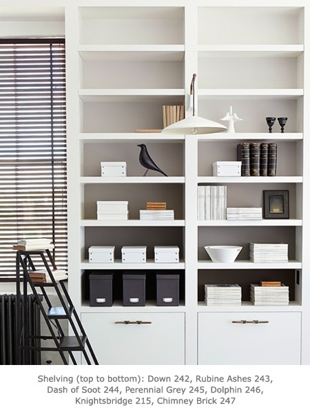 Краска Little Greene цвет Chimney Brick 247 Absolute Matt 0,06 л фото в интерьере