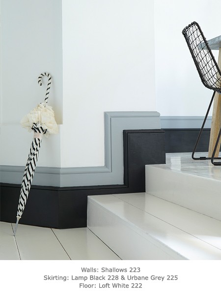 Краска Little Greene цвет Urbane Grey 225 Absolute Matt 0,25 л фото в интерьере Краска Little Greene цвет Urbane Grey 225 Absolute Matt 0,25 л фото в интерьере