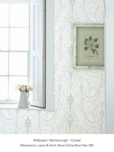 Краска Little Greene цвет Bone China Blue Pale 182 Absolute Matt 0,06 л