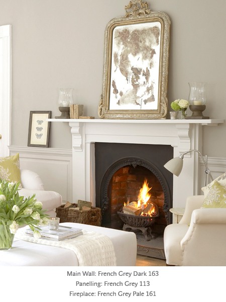 Краска Little Greene цвет French Grey Dark 163 Absolute Matt 0,25 л