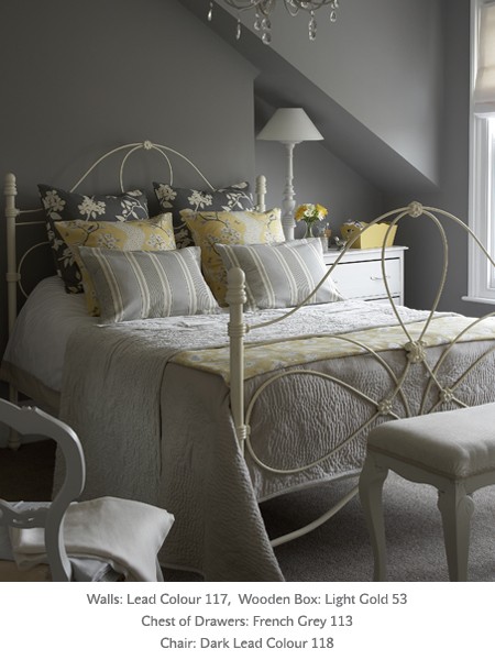 Краска Little Greene цвет Lead Colour 117 Absolute Matt 0,25 л