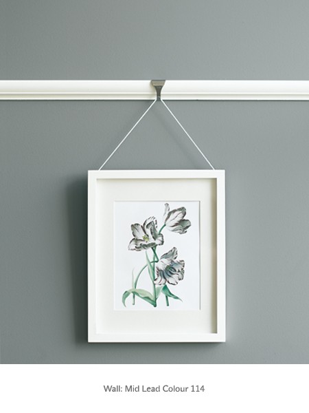 Краска Little Greene цвет Mid Lead Colour 114 Absolute Matt 0,06 л