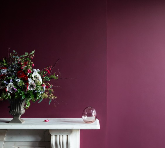 Краска Paint and Paper Library цвет Grenache 372 Pure Flat Emulsion 0,125 л фото в интерьере Краска Paint and Paper Library цвет Grenache 372 Pure Flat Emulsion 0,125 л фото в интерьере