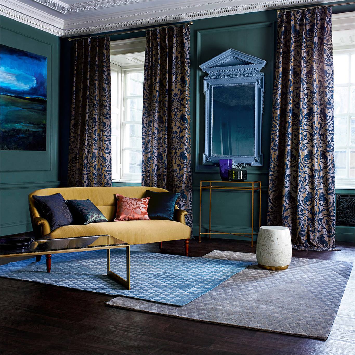 Краска Zoffany цвет Prussian Elite Emulsion 0,2 л
