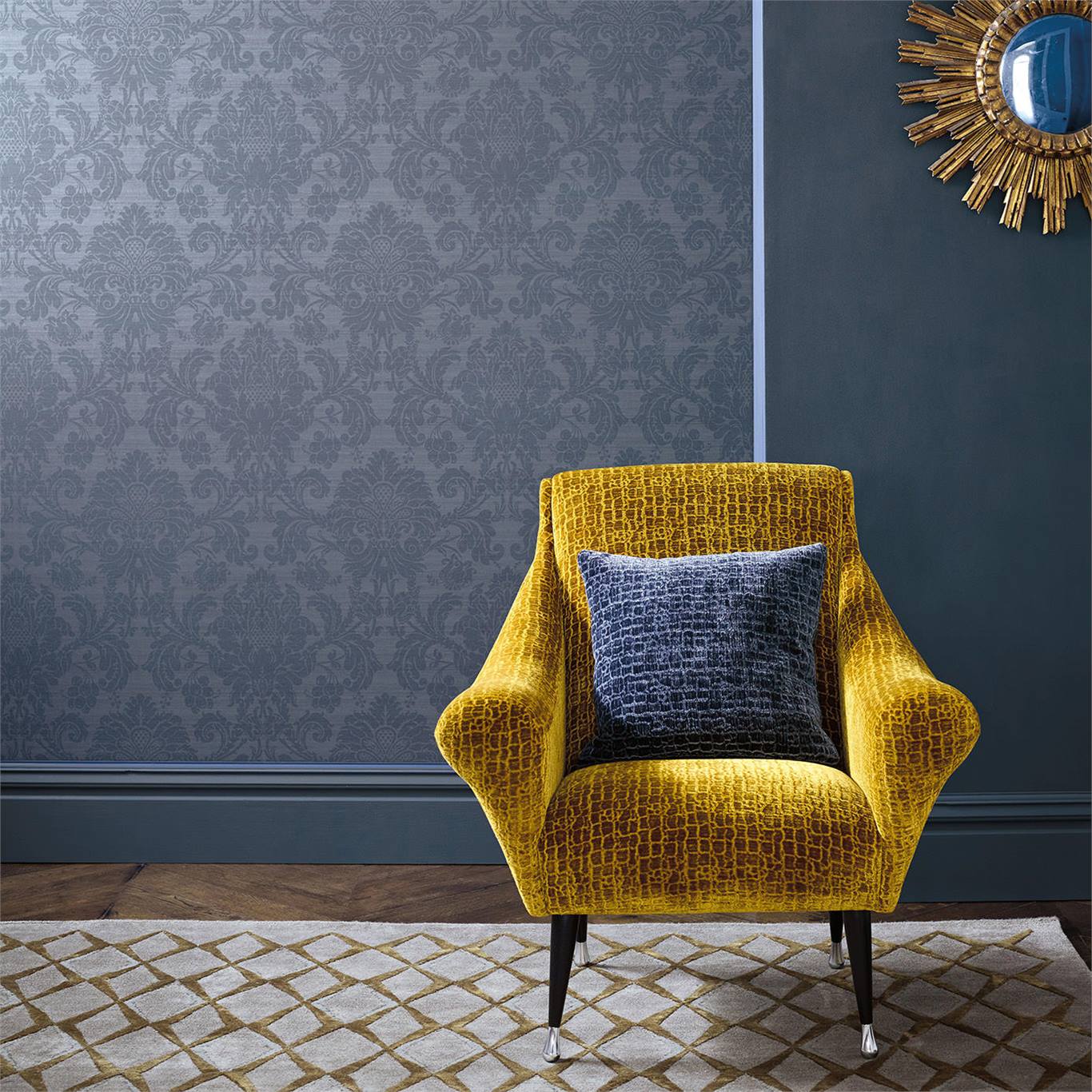 Краска Zoffany цвет Reign Blue Elite Emulsion 0,2 л