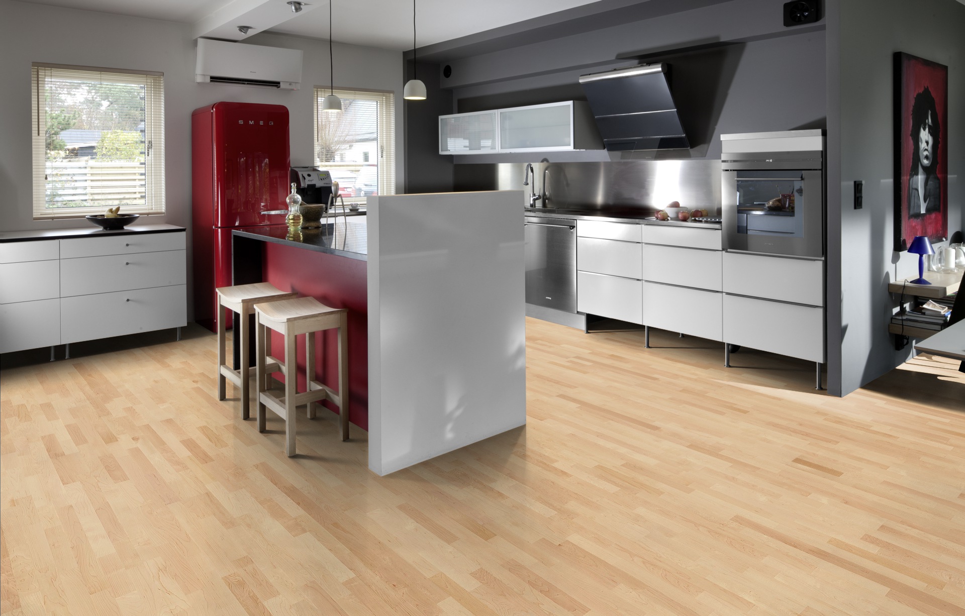 Паркетная доска Kahrs Американская Клен канадский Торонто Toronto 153N15AP50KW240 Calm 2423×200×15 фото в интерьере Паркетная доска Kahrs Американская Клен канадский Торонто Toronto 153N15AP50KW240 Calm 2423×200×15 фото в интерьере