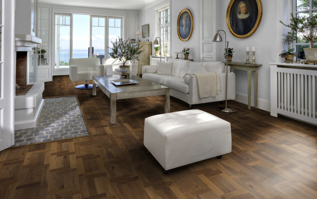 Kahrs linnea habitat орех статуя паркетная доска