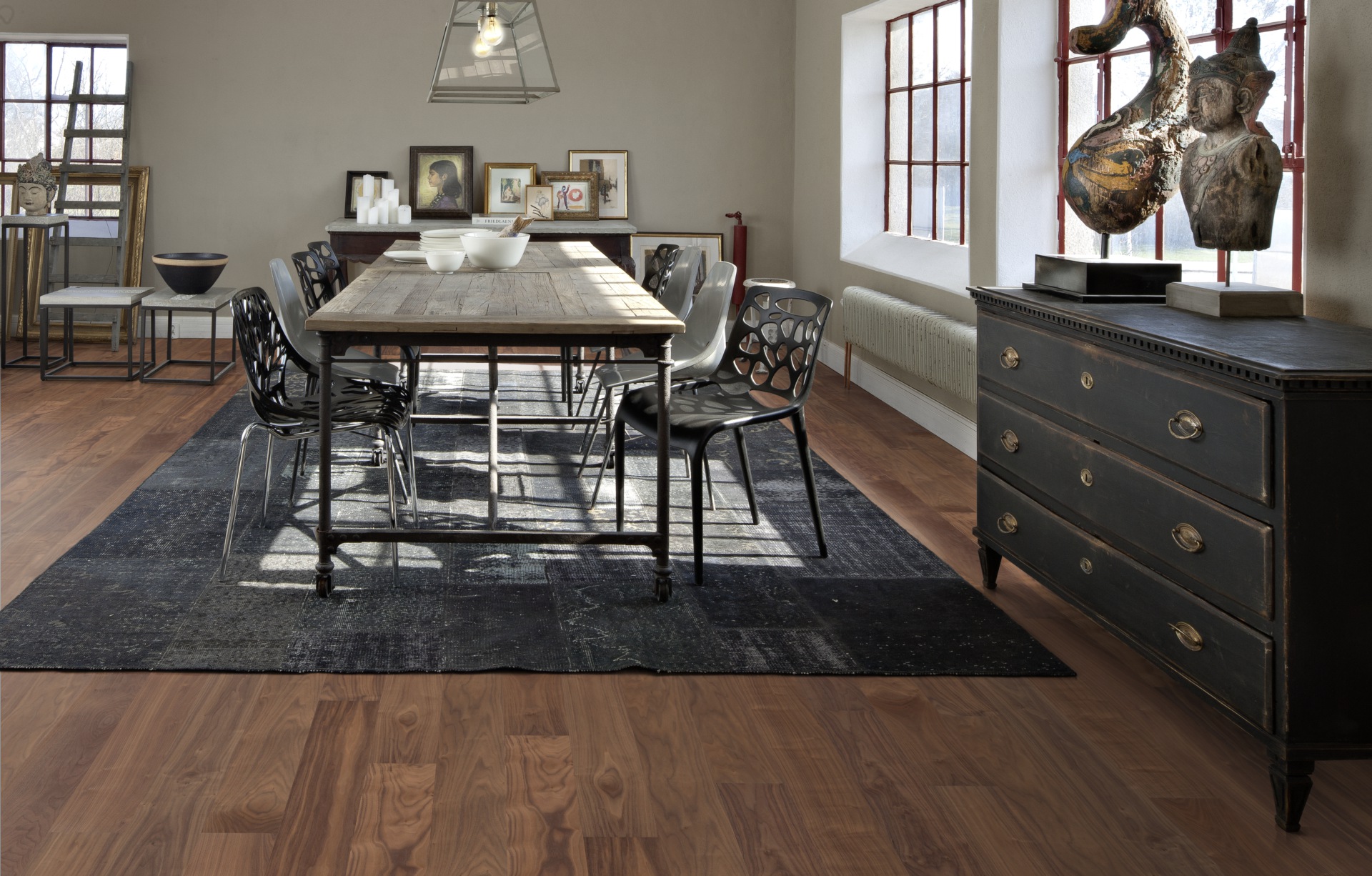 Паркетная доска Kahrs Хабитэт Орех Статуя Statue масло 1810×150×7 фото в интерьере Паркетная доска Kahrs Хабитэт Орех Статуя Statue масло 1810×150×7 фото в интерьере