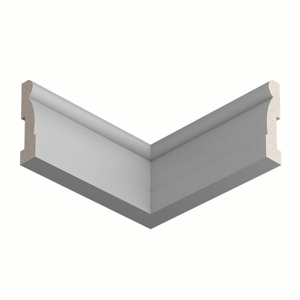 Плинтус под покраску Ultrawood Base 020 2440×60×15 Плинтус под покраску Ultrawood Base 020 2440×60×15