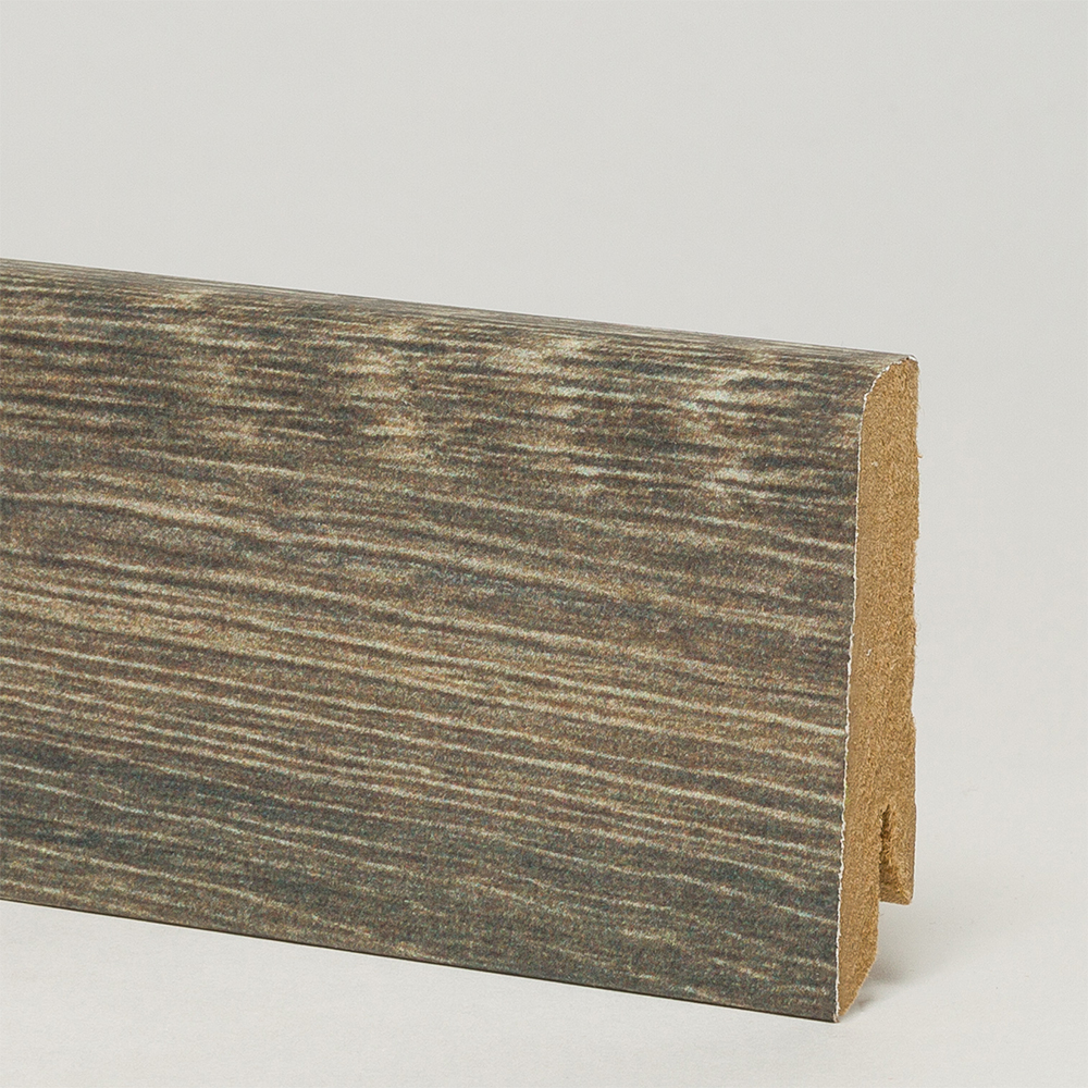 Плинтус МДФ ламинированный CorkStyle Oak Brushed 2500×58×17