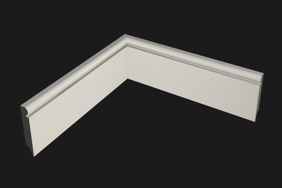 Плинтус МДФ под покраску Evrowood PN 030 2000×80×16 Плинтус МДФ под покраску Evrowood PN 030 2000×80×16