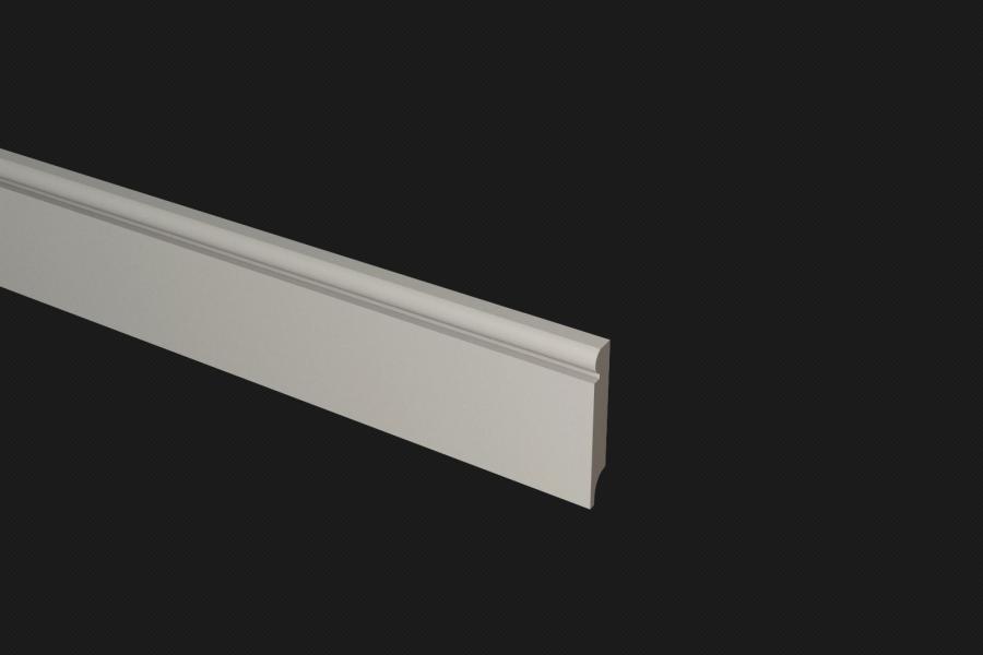 Плинтус МДФ под покраску Evrowood PN 030 2000×80×16 Плинтус МДФ под покраску Evrowood PN 030 2000×80×16