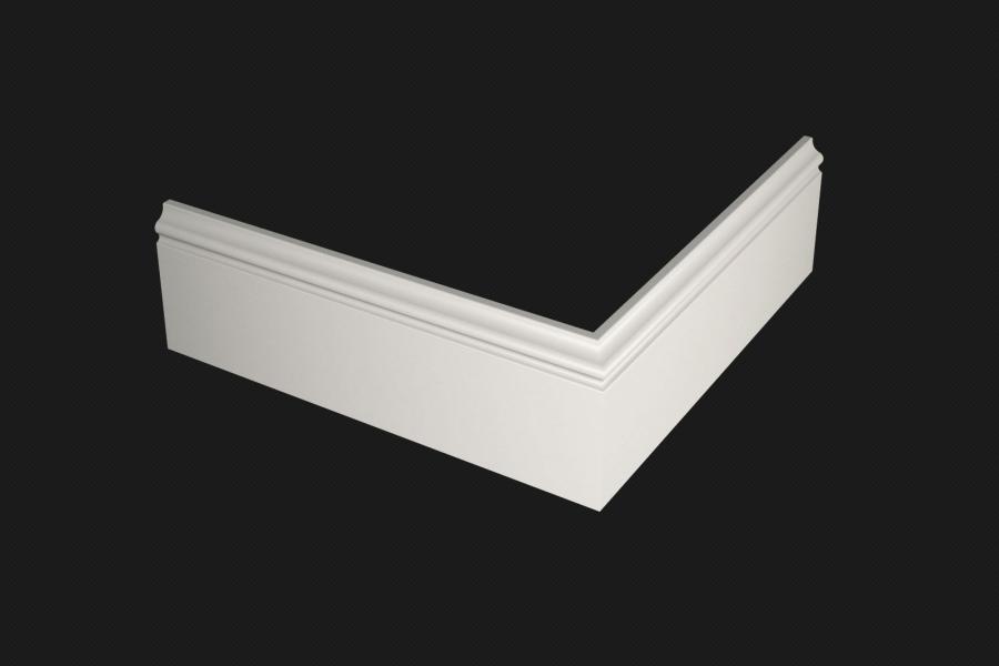 Плинтус МДФ под покраску Evrowood PN 040 2000×80×12 Плинтус МДФ под покраску Evrowood PN 040 2000×80×12