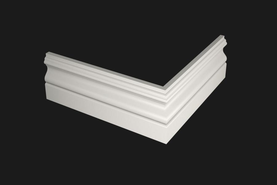 Плинтус МДФ под покраску Evrowood PN 070 2000×89×18 Плинтус МДФ под покраску Evrowood PN 070 2000×89×18