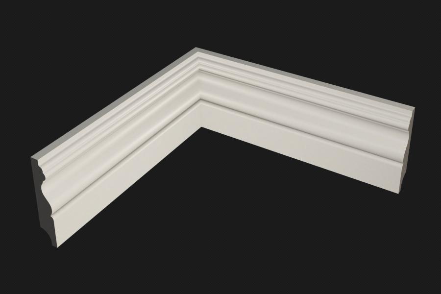 Плинтус МДФ под покраску Evrowood PN 070 2000×89×18 Плинтус МДФ под покраску Evrowood PN 070 2000×89×18