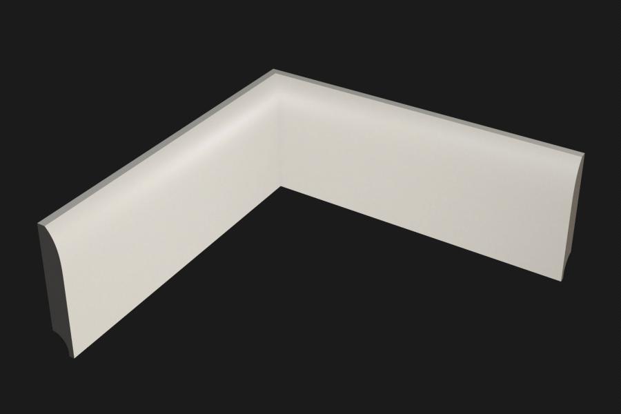 Плинтус МДФ под покраску Evrowood PN 080 2000×95×16 Плинтус МДФ под покраску Evrowood PN 080 2000×95×16