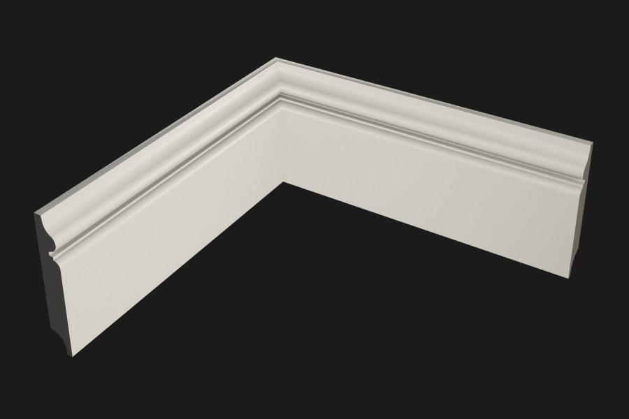 Плинтус МДФ под покраску Evrowood PN 100 2000×100×16 Плинтус МДФ под покраску Evrowood PN 100 2000×100×16