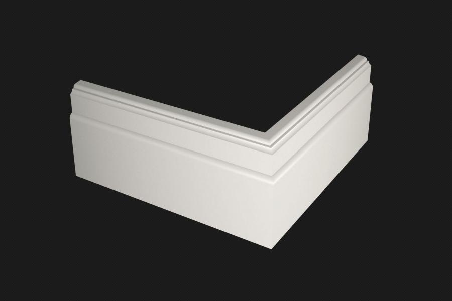 Плинтус МДФ под покраску Evrowood PN 110 2000×110×22 Плинтус МДФ под покраску Evrowood PN 110 2000×110×22