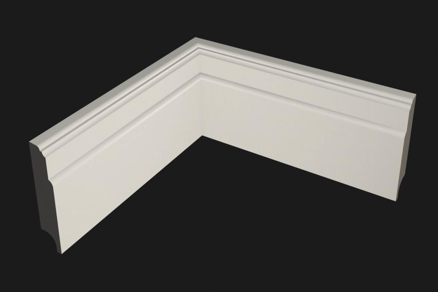 Плинтус МДФ под покраску Evrowood PN 110 2000×110×22 Плинтус МДФ под покраску Evrowood PN 110 2000×110×22