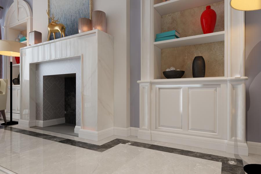 Плинтус МДФ под покраску Evrowood PN 130 2000×120×16 фото в интерьере Плинтус МДФ под покраску Evrowood PN 130 2000×120×16 фото в интерьере