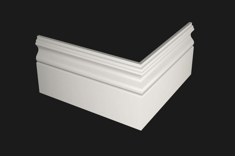 Плинтус МДФ под покраску Evrowood PN 140 2000×130×16 Плинтус МДФ под покраску Evrowood PN 140 2000×130×16