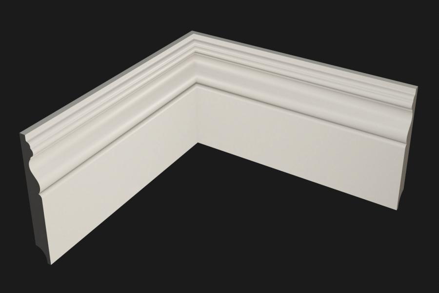 Плинтус МДФ под покраску Evrowood PN 140 2000×130×16 Плинтус МДФ под покраску Evrowood PN 140 2000×130×16