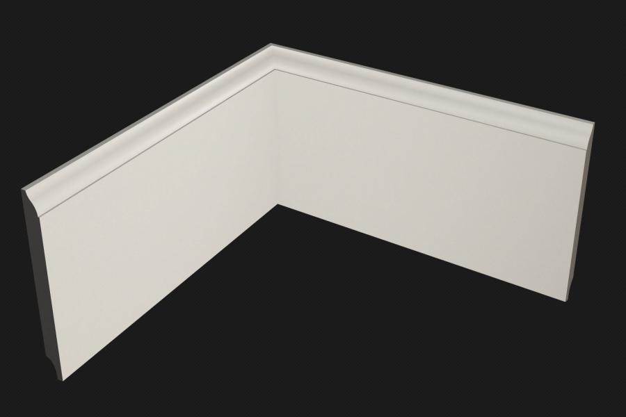 Плинтус МДФ под покраску Evrowood PN 150 2000×134×12 Плинтус МДФ под покраску Evrowood PN 150 2000×134×12