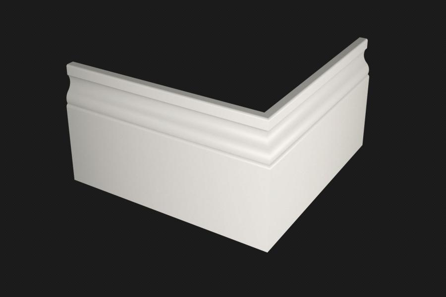 Плинтус МДФ под покраску Evrowood PN 160 2000×140×16 Плинтус МДФ под покраску Evrowood PN 160 2000×140×16