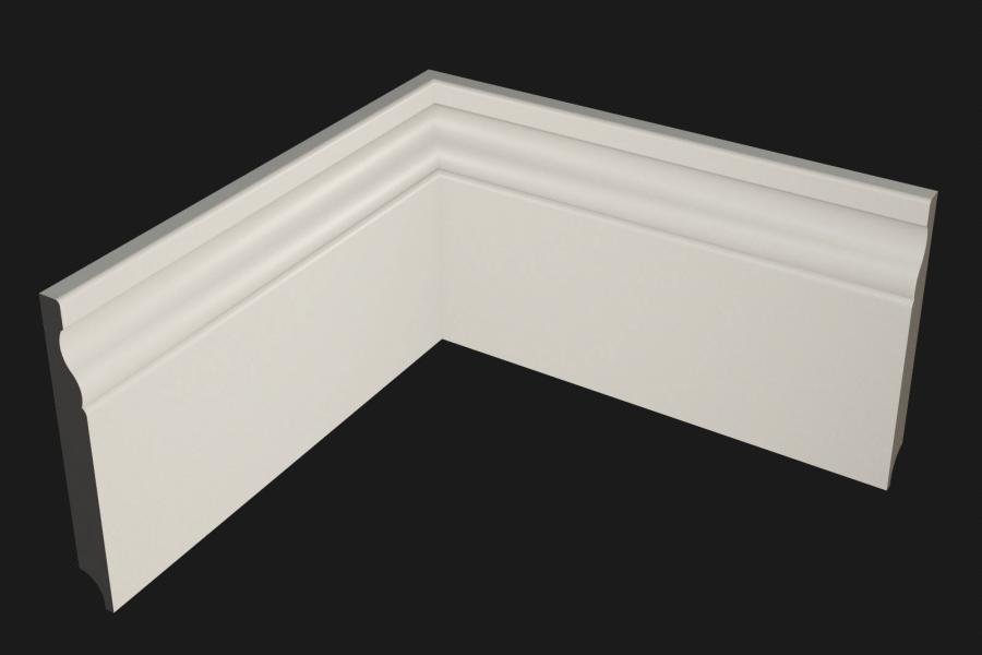 Плинтус МДФ под покраску Evrowood PN 160 2000×140×16 Плинтус МДФ под покраску Evrowood PN 160 2000×140×16