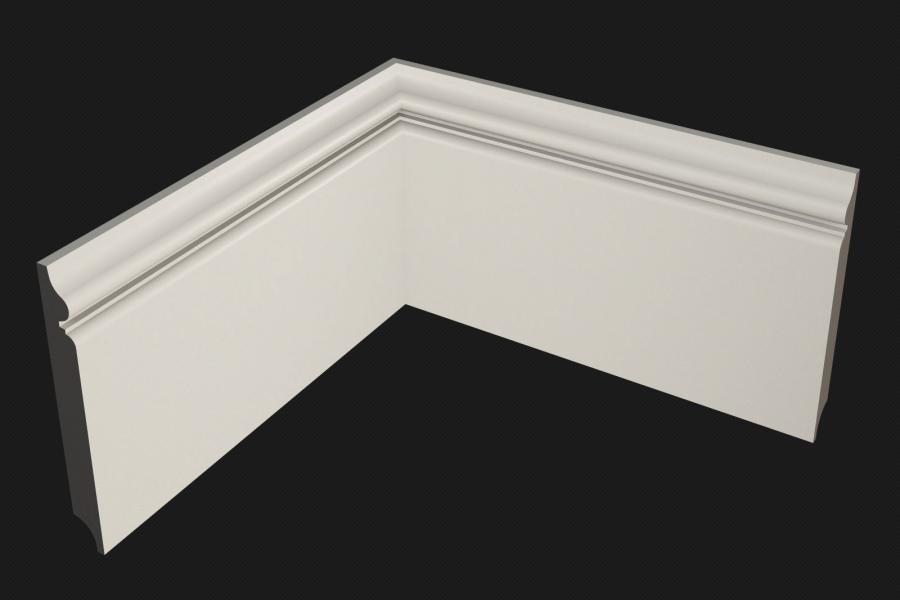 Плинтус МДФ под покраску Evrowood PN 170 2000×140×16 Плинтус МДФ под покраску Evrowood PN 170 2000×140×16