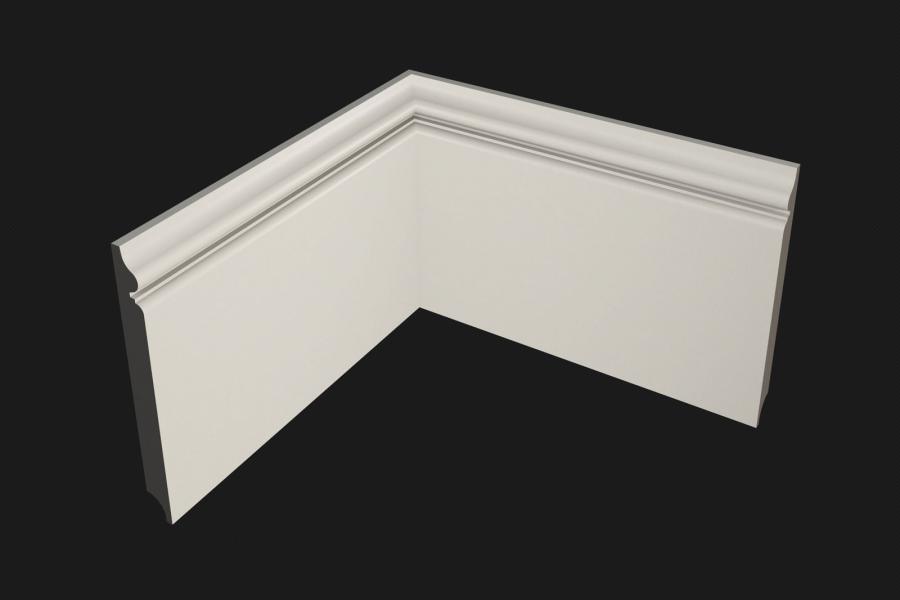 Плинтус МДФ под покраску Evrowood PN 180 2000×165×16 Плинтус МДФ под покраску Evrowood PN 180 2000×165×16