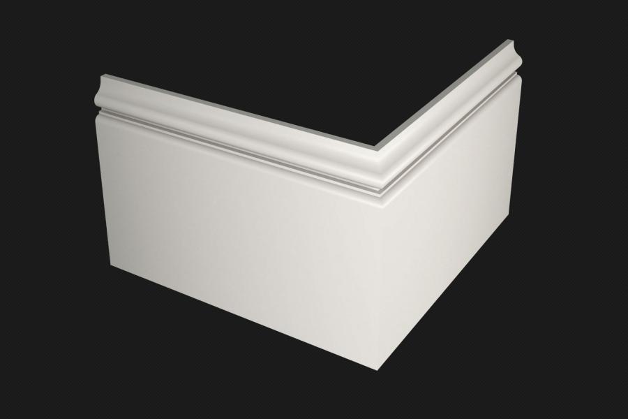 Плинтус МДФ под покраску Evrowood PN 180 2000×165×16 Плинтус МДФ под покраску Evrowood PN 180 2000×165×16