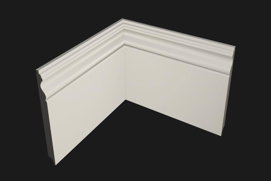 Плинтус МДФ под покраску Evrowood PN 200 2000×200×16 Плинтус МДФ под покраску Evrowood PN 200 2000×200×16