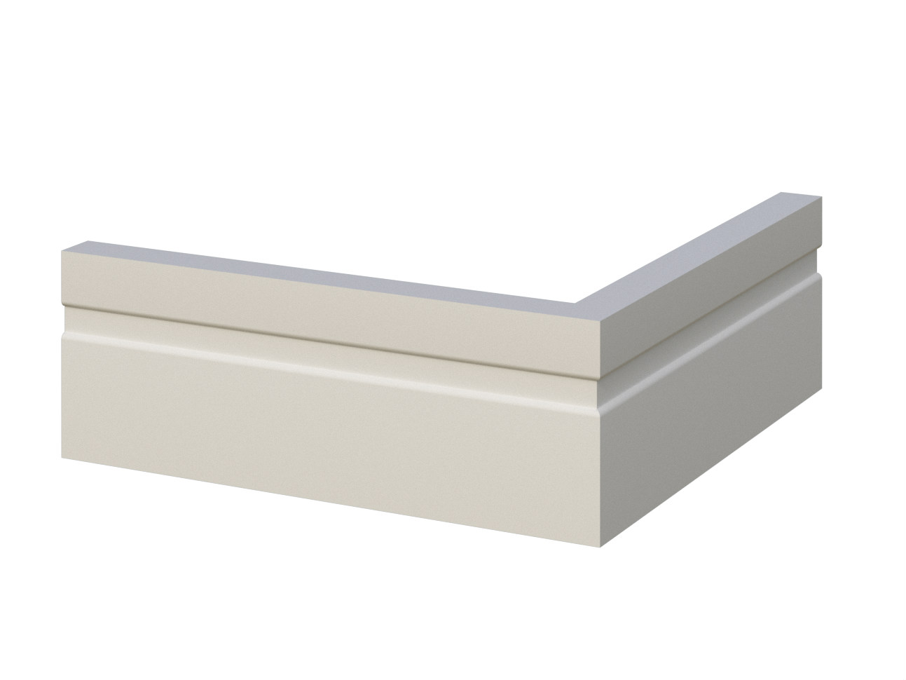 Плинтус МДФ под покраску Evrowood PN 021 2000×70×16 Плинтус МДФ под покраску Evrowood PN 021 2000×70×16