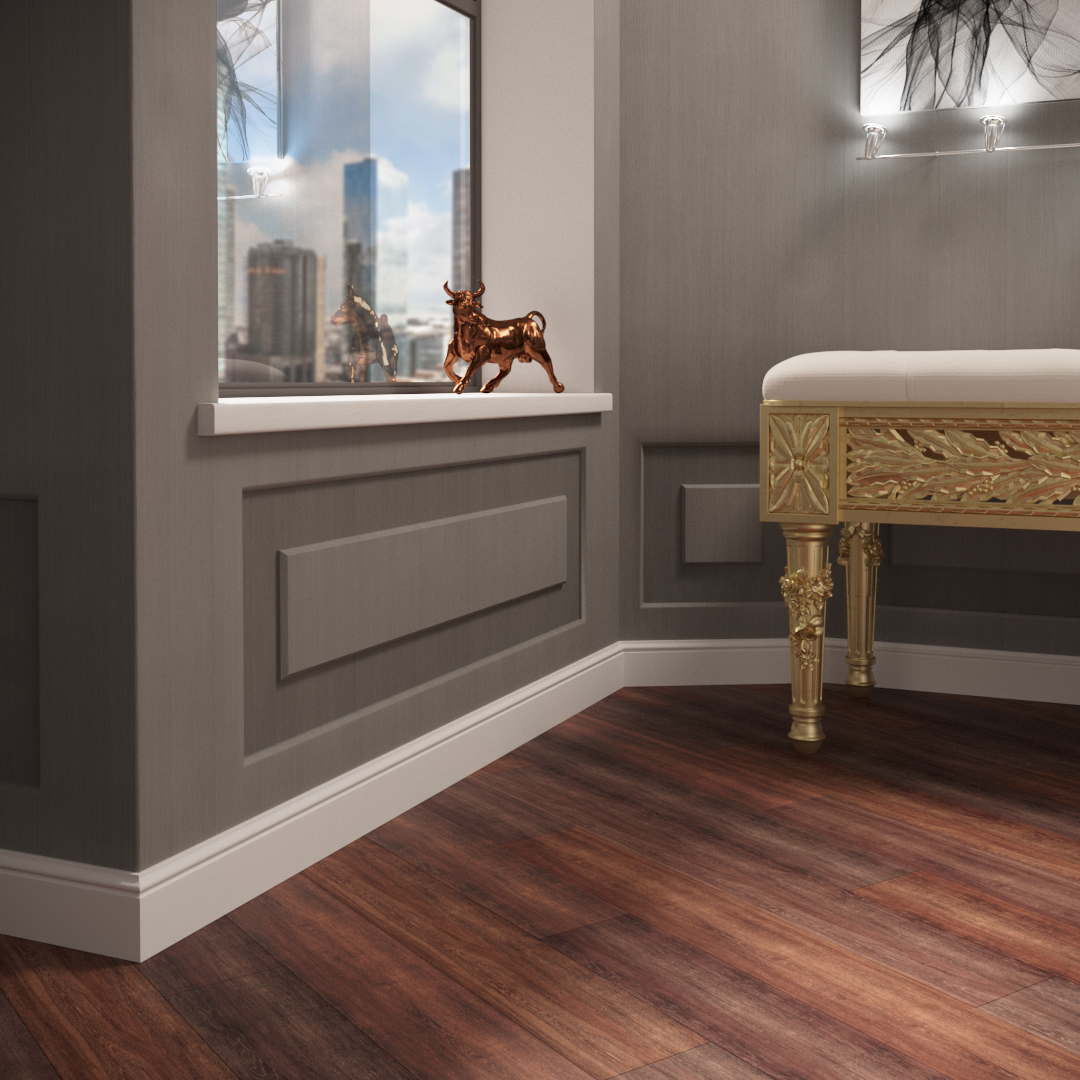 Плинтус МДФ под покраску Evrowood PN 040 2000×80×12 фото в интерьере Плинтус МДФ под покраску Evrowood PN 040 2000×80×12 фото в интерьере