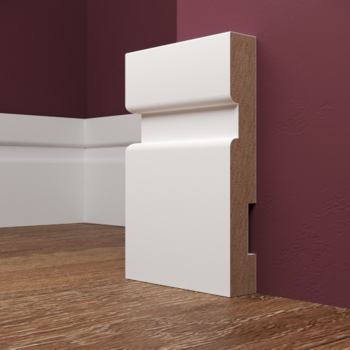 Плинтус МДФ под покраску Evrowood PN 101 2000×100×16 Плинтус МДФ под покраску Evrowood PN 101 2000×100×16