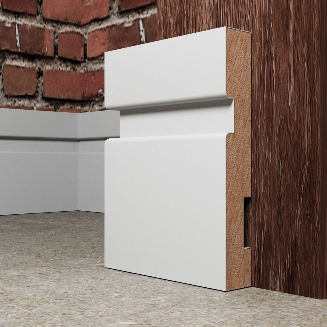 Плинтус МДФ под покраску Evrowood PN 101 2000×100×16 Плинтус МДФ под покраску Evrowood PN 101 2000×100×16