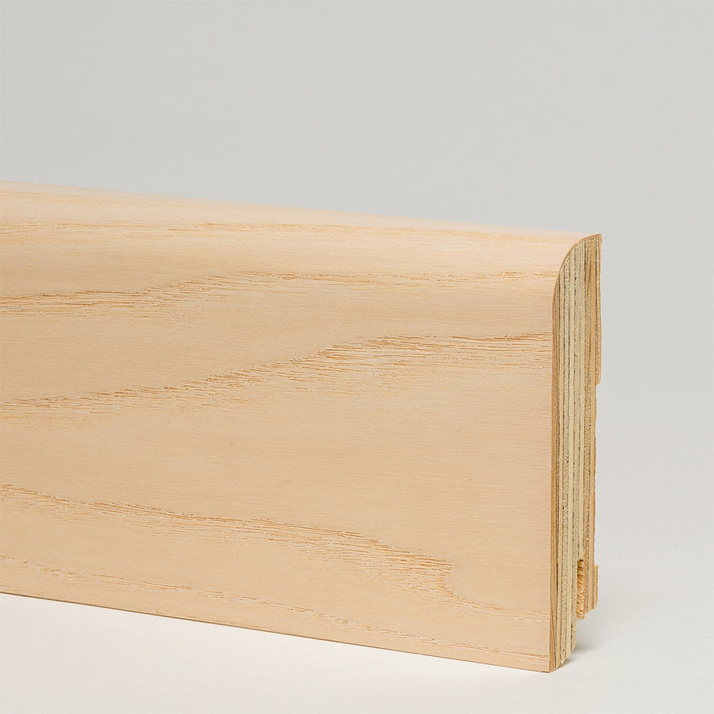 Плинтус деревянный Modern Decor ясень беленый 2400×70×15 Плинтус деревянный Modern Decor ясень беленый 2400×70×15