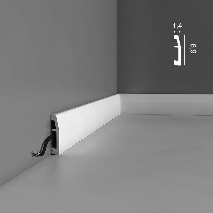 Плинтус под покраску Orac Decor Orac Axxent SX125 2000×69×14 Плинтус под покраску Orac Decor Orac Axxent SX125 2000×69×14