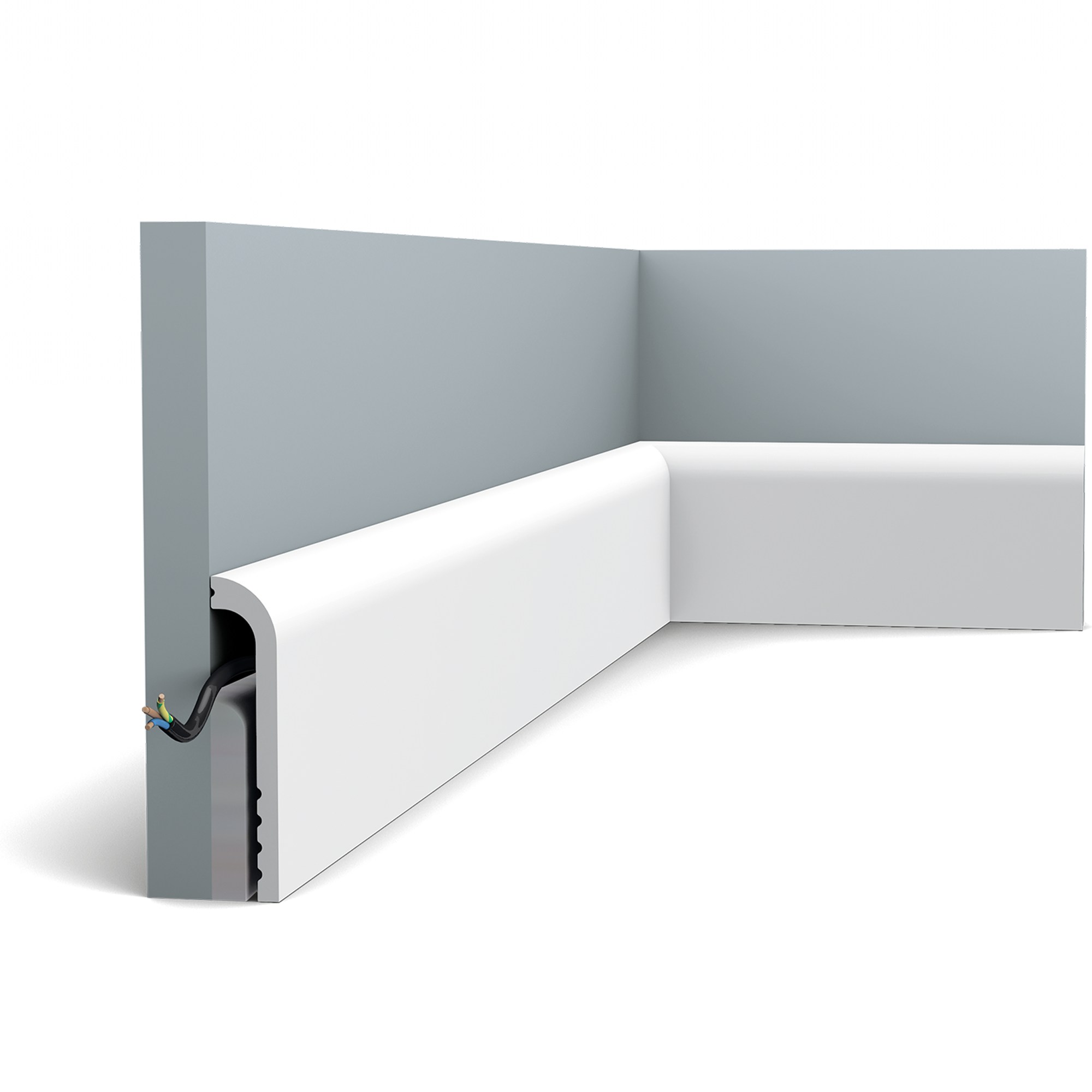 Плинтус под покраску Orac Decor Fundamentals SX185 2000×120×25