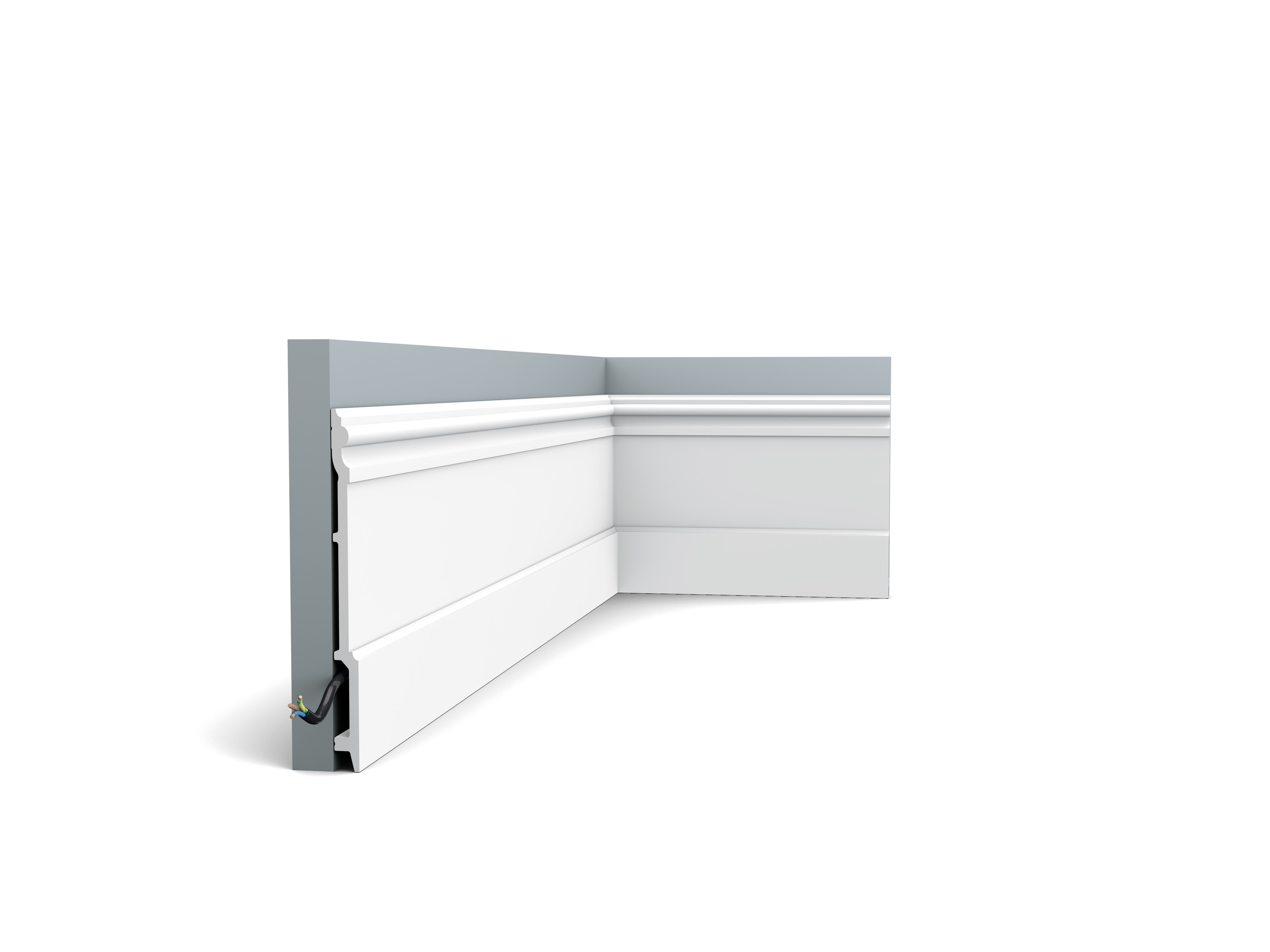 Плинтус под покраску Orac Decor New Classic SX191 2000×210×21