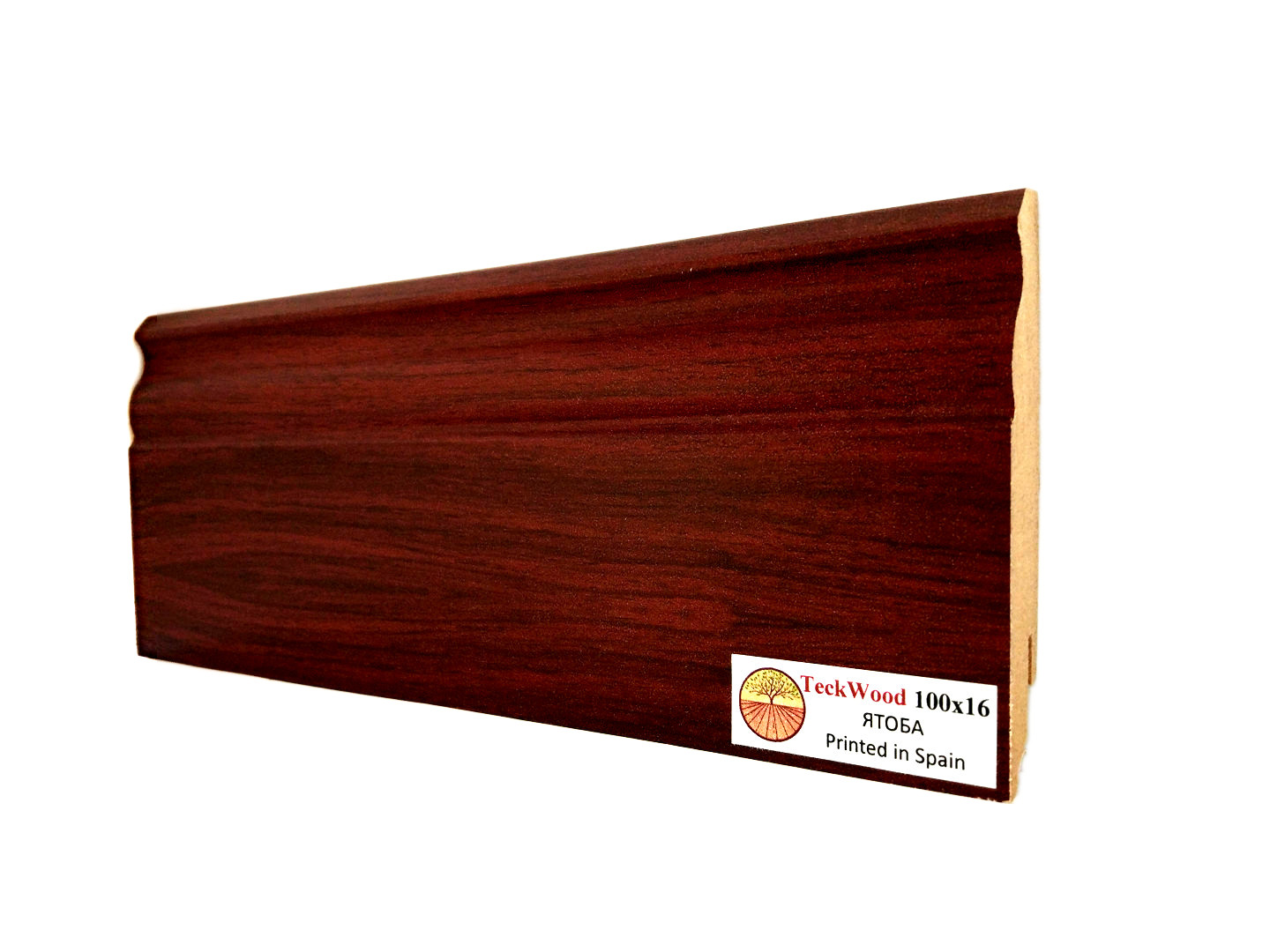 Плинтус МДФ ламинированный TeckWood Ятоба 2150×100×16