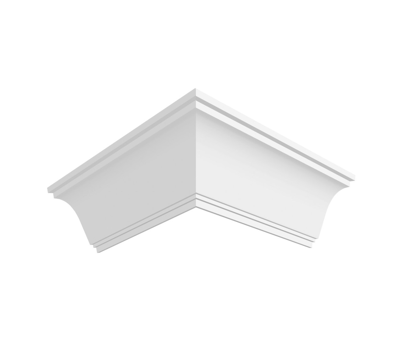 Потолочный плинтус ЛДФ под покраску Ultrawood CR 2335 2440×114×75 Потолочный плинтус ЛДФ под покраску Ultrawood CR 2335 2440×114×75
