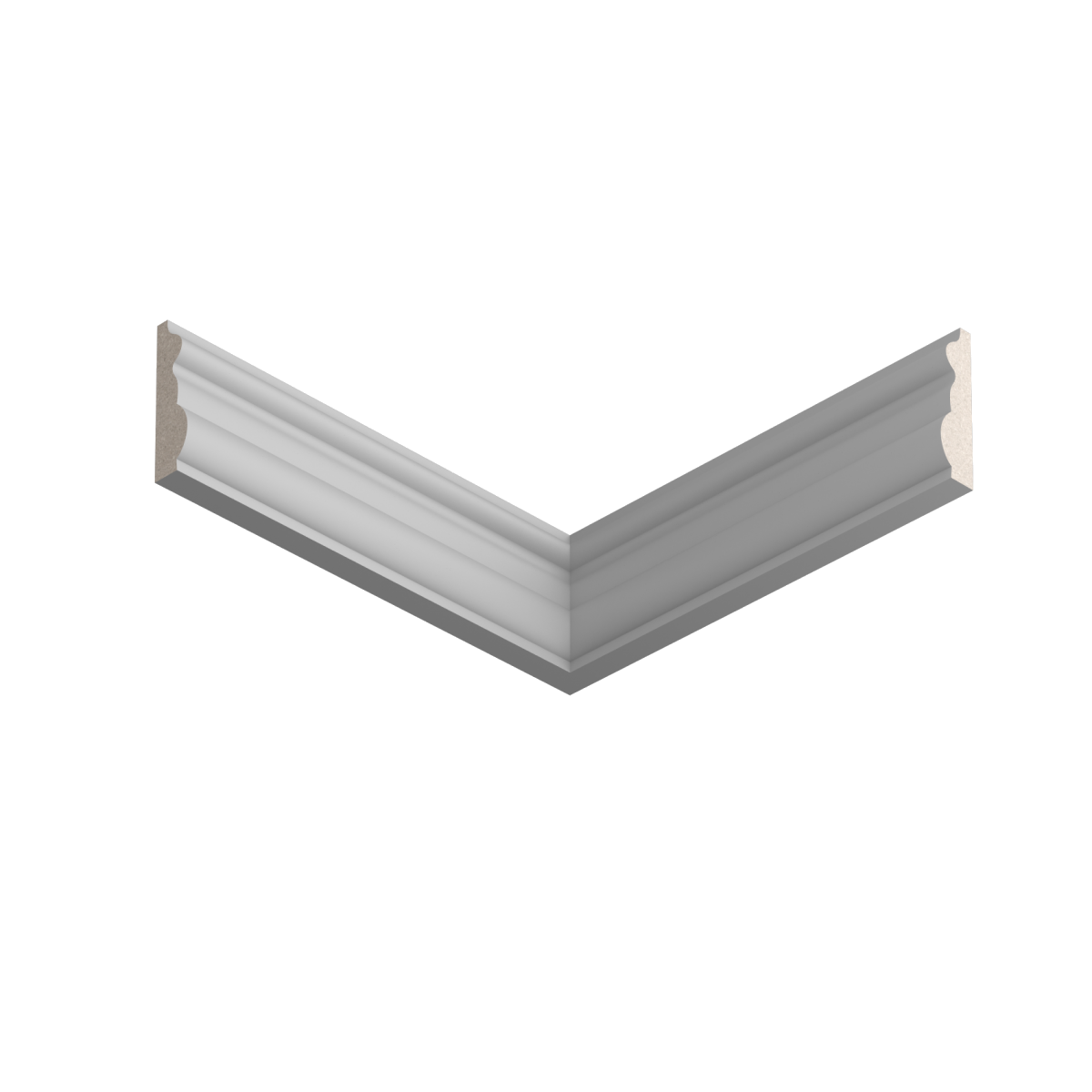 Молдинг ЛДФ под покраску Ultrawood U 008 i 2000×44×12