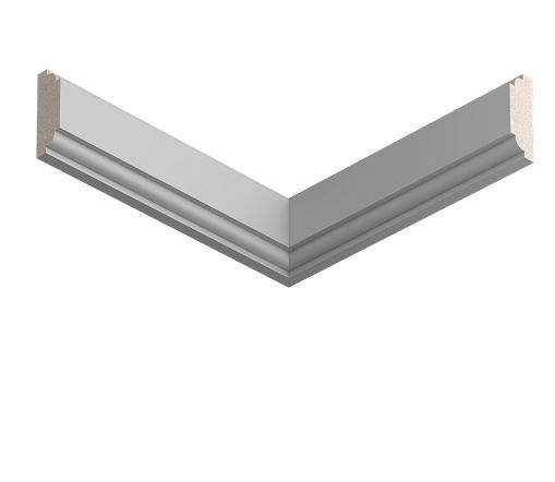 Молдинг ЛДФ под покраску Ultrawood U 007 2440×38×14