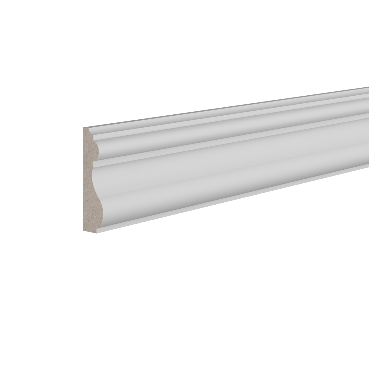 Молдинг ЛДФ под покраску Ultrawood U 009 i 2000×55×15