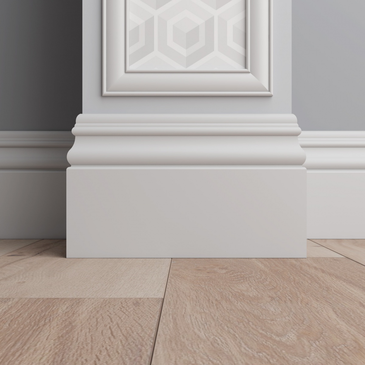 Плинтус под покраску Ultrawood Base 5272 i 2000×160×15 фото в интерьере